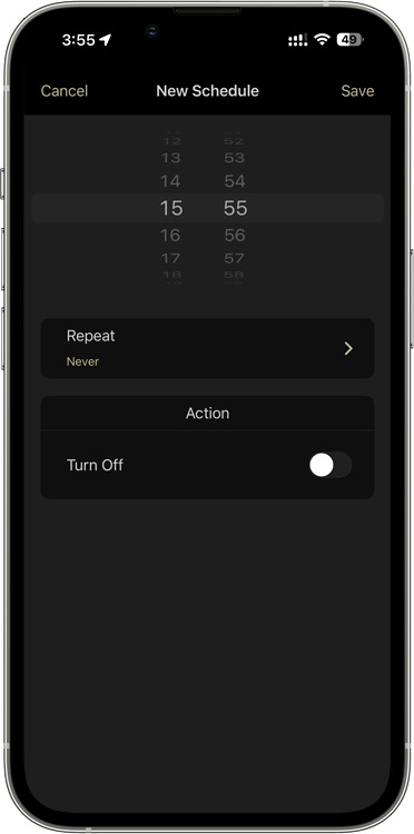 VH-001 Schedule Setting